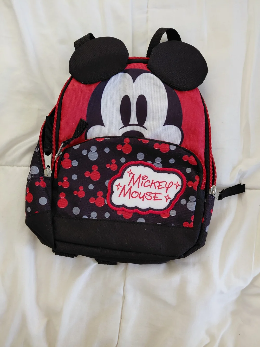 Disney Mickey Mouse Pre or Kindergarten Size Backpack
